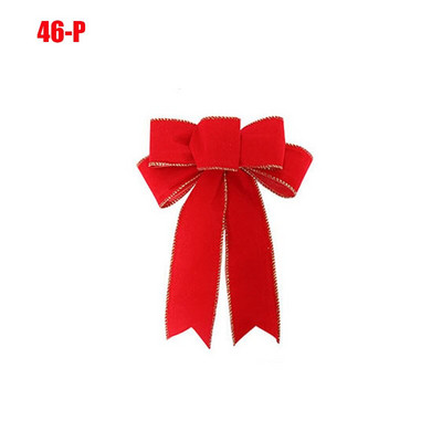 Fundă de Crăciun cu ridicata Panglică 2023 Decor de Anul Nou Decorat pentru brad de Crăciun Fundițe pentru meșteșuguri Tema de Crăciun Fundă de in mărime mare