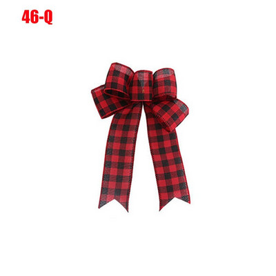 Fundă de Crăciun cu ridicata Panglică 2023 Decor de Anul Nou Decorat pentru brad de Crăciun Fundițe pentru meșteșuguri Tema de Crăciun Fundă de in mărime mare