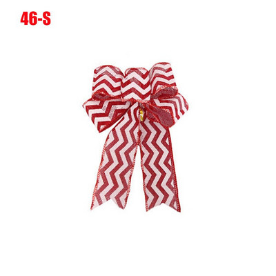 Fundă de Crăciun cu ridicata Panglică 2023 Decor de Anul Nou Decorat pentru brad de Crăciun Fundițe pentru meșteșuguri Tema de Crăciun Fundă de in mărime mare