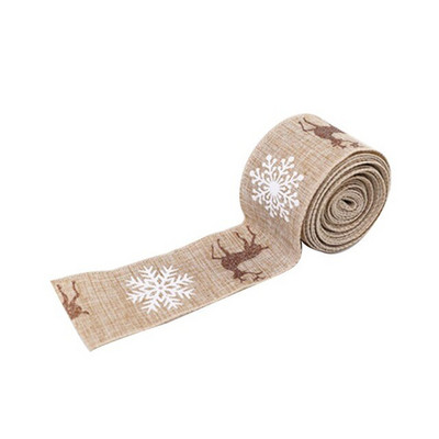 1 tk jõulupael, kanepi imitatsiooniga lina meisterdamise sõlm jõulupuu kingituse kaunistamiseks.