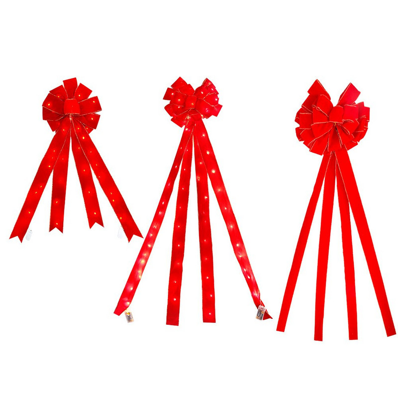 hudiejie Arcuri de coroană Arc cu mai multe straturi cadou pentru Crăciun Coroană de coroană pentru interior și exterior Decorare perete