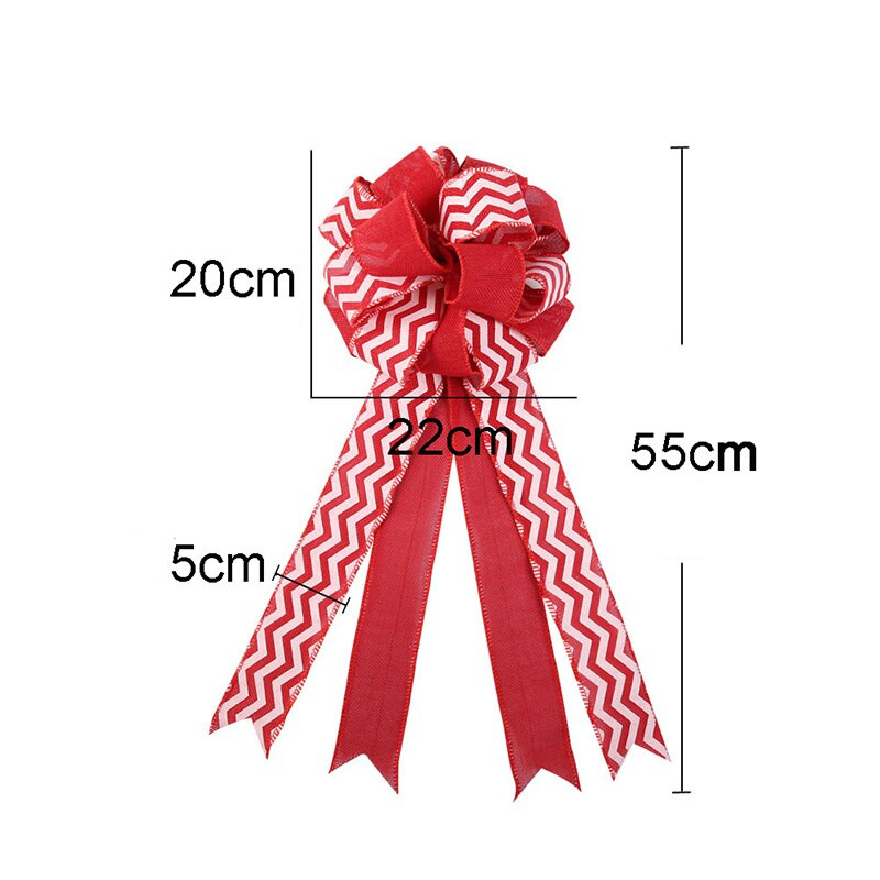 55cm Μεγάλος Φιόγκος Για Χειροτεχνίες Χριστουγεννιάτικη Κορδέλα Φιόγκος Χριστουγεννιάτικο Δέντρο Στολίδια Γάμος Φιόγκος Διακόσμηση Πρωτοχρονιάτικα Προμήθειες