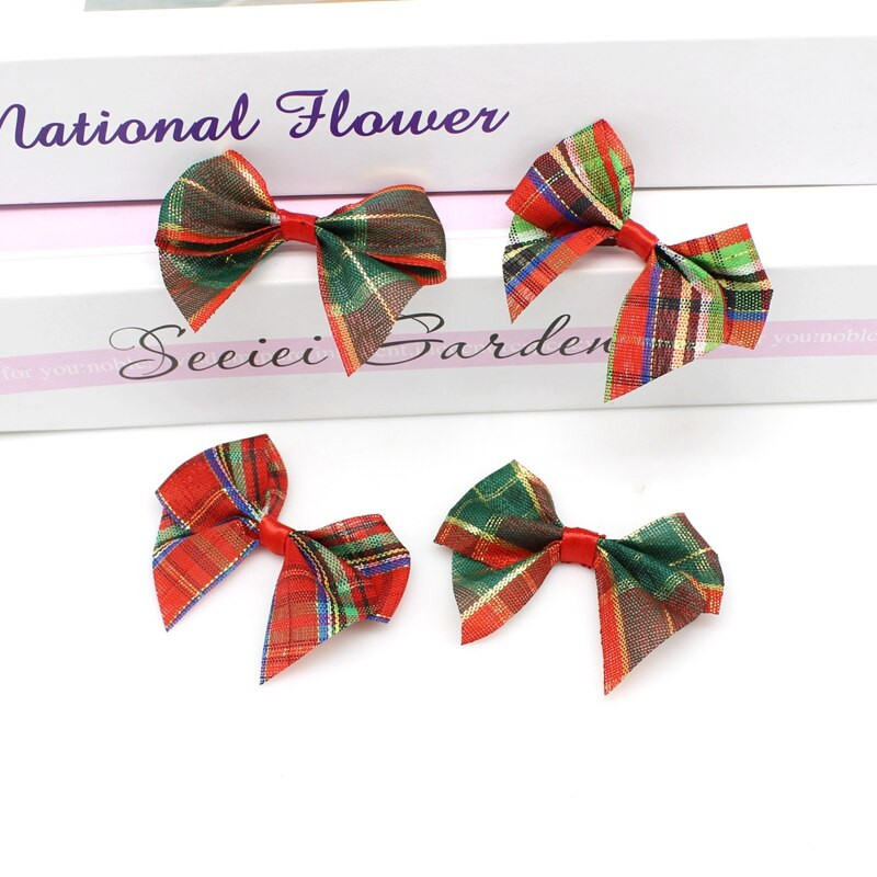 20/50 KOM. Božićne mašne s vrpcom Paketi za zamatanje poklona Male mašne s cvjetnim čvorovima za zanatske ručno vezane vrpce