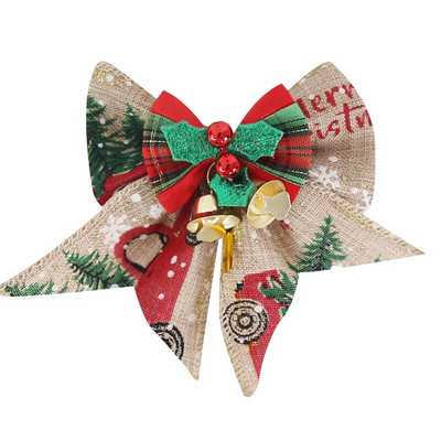 4kom/pak. Male zvonaste mašne Ukrasi za božićno drvce za dom Dekoracije za svatove Novogodišnji darovi Mašne Rukotvorine