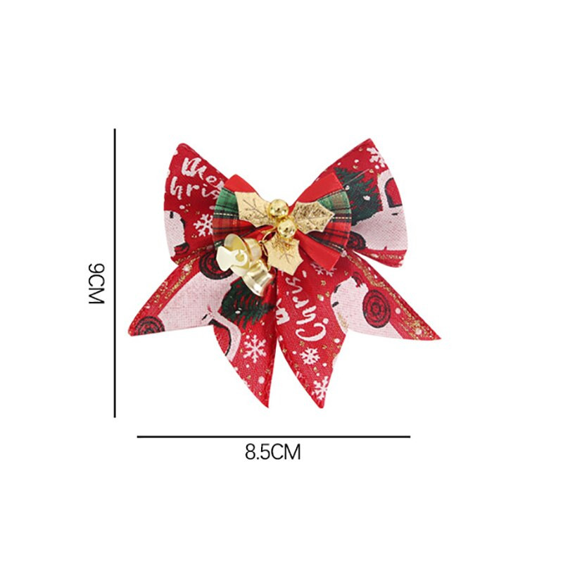 4kom/pak. Male zvonaste mašne Ukrasi za božićno drvce za dom Dekoracije za svatove Novogodišnji darovi Mašne Rukotvorine