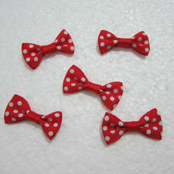 20 komada 15 mm * 25 mm Grosgrain vrpce mašne aplikacije za rukotvorine DIY vjenčanje A06