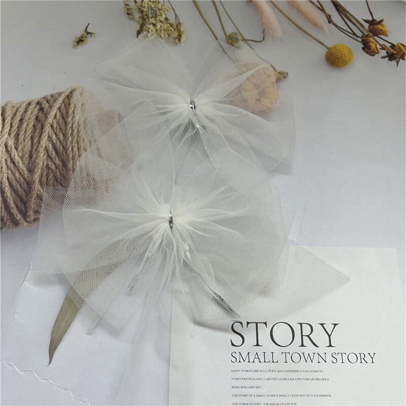 6KOM Leptir mašna Viseća dekoracija za božićno uređenje doma Bijela mašna Ukrasi za božićno drvce Nova godina