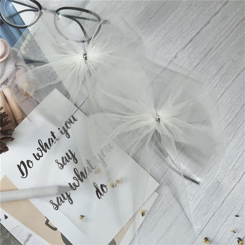 6KOM Leptir mašna Viseća dekoracija za božićno uređenje doma Bijela mašna Ukrasi za božićno drvce Nova godina