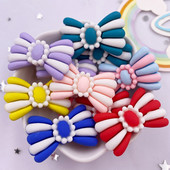 10 vnt. dervos mielas spalvingas juostelinis karoliukas, plokščia nugarėlė animacinių filmų kalėdinė figūrėlė iškarpų knygelė „pasidaryk pats“ namų dekoro lankai