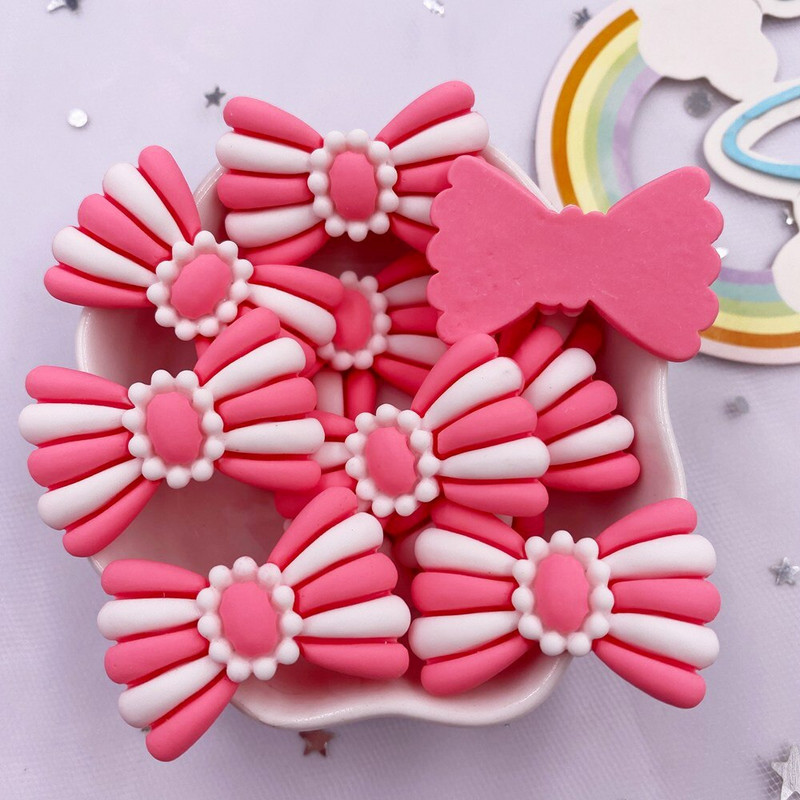 10 vnt. dervos mielas spalvingas juostelinis karoliukas, plokščia nugarėlė animacinių filmų kalėdinė figūrėlė iškarpų knygelė „pasidaryk pats“ namų dekoro lankai