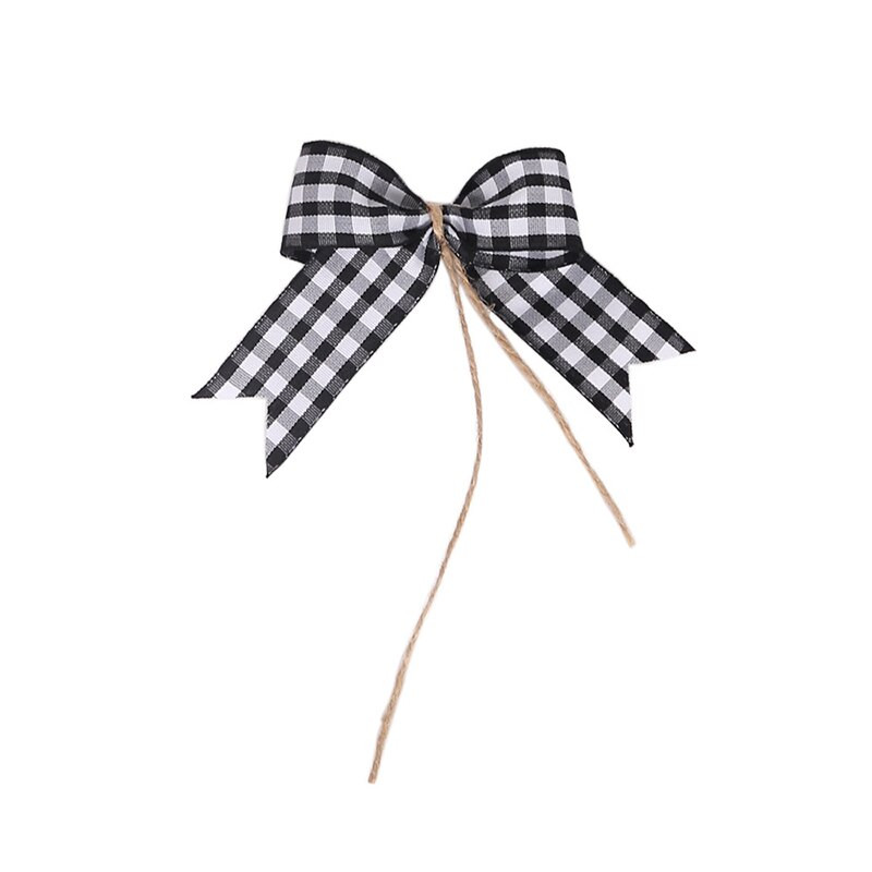 4Pcs/Paket 7cm Bowknots Božićne mašne Božićno drvce Dekoracija Poklon kutija Pakiranje Novogodišnji ukrasi Mašne za rukotvorine