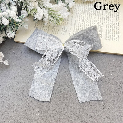 Ziemassvētku lentes bantes DIY Amatniecības ar rokām darināts audums Bowknot Ziemassvētku rotājumi mājām Jaungada dāvanas