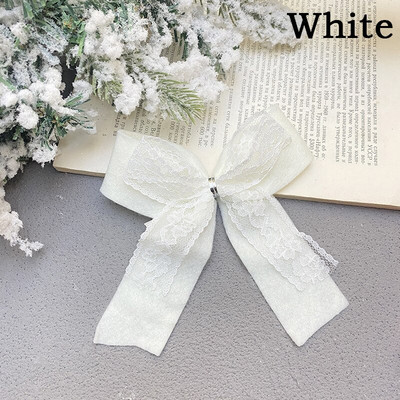 Ziemassvētku lentes bantes DIY Amatniecības ar rokām darināts audums Bowknot Ziemassvētku rotājumi mājām Jaungada dāvanas