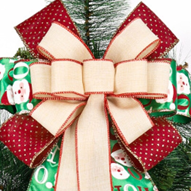 Jõulupuu Jõuluvana täpiline dekoratiivne vibu talumaja Jõulukaunistused Kodukaunistused pärgadele Puulatvad