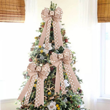 Κρεμαστό γκι μπάλα μεγάλη 3 τμχ Χριστουγεννιάτικο δέντρο στολίδι Κρεμαστό Μεγάλο φιόγκο Κρεμαστό χριστουγεννιάτικο δέντρο Εξαιρετικά μεγάλες χριστουγεννιάτικες μπάλες
