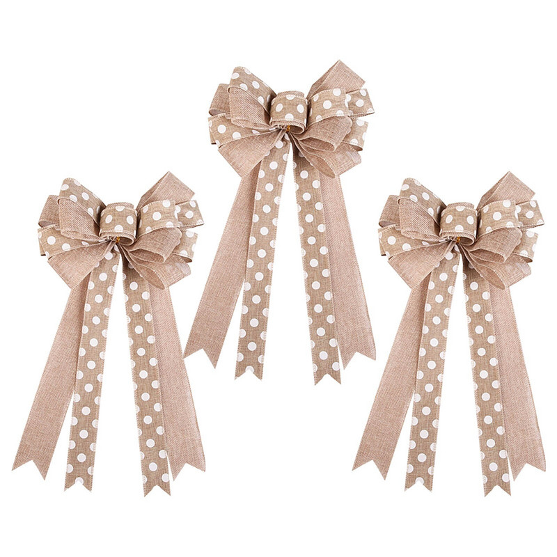 Minge de vâsc agățată, 3 bucăți, pentru brad de Crăciun.