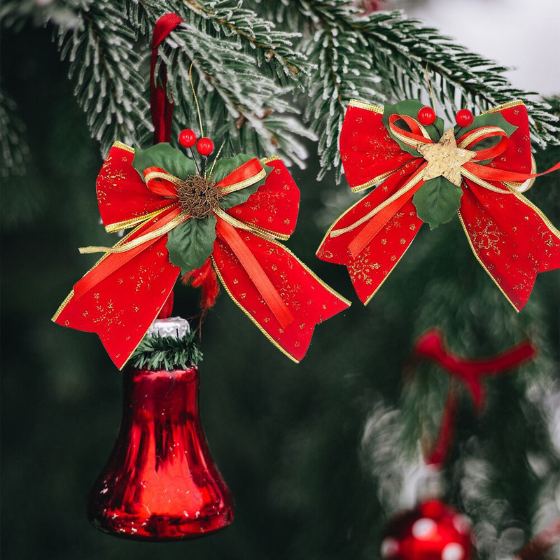 Jõuluvibud, kaunistus, suur punane linane ruuduline pael, jõulupuu ripats, 15x16 cm, peo kaunistamiseks mõeldud käsitöökingitus