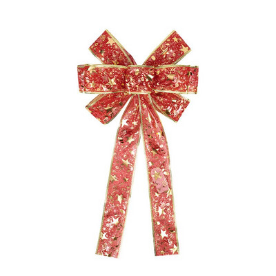 Velike božićne mašne Svjetleća mašna s LED svjetlima Ukrasi za božićno drvce Bow Craft Navidad novogodišnji dar Dekoracija doma