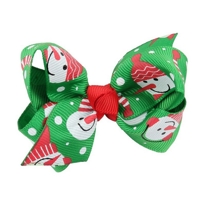 Slatka božićna mašna Snoman Ukosnice od čvrstog platna Ukrasi za božićne zabave Djed Snjegović Koje za kosu za bebe, odrasle djevojčice, darovi