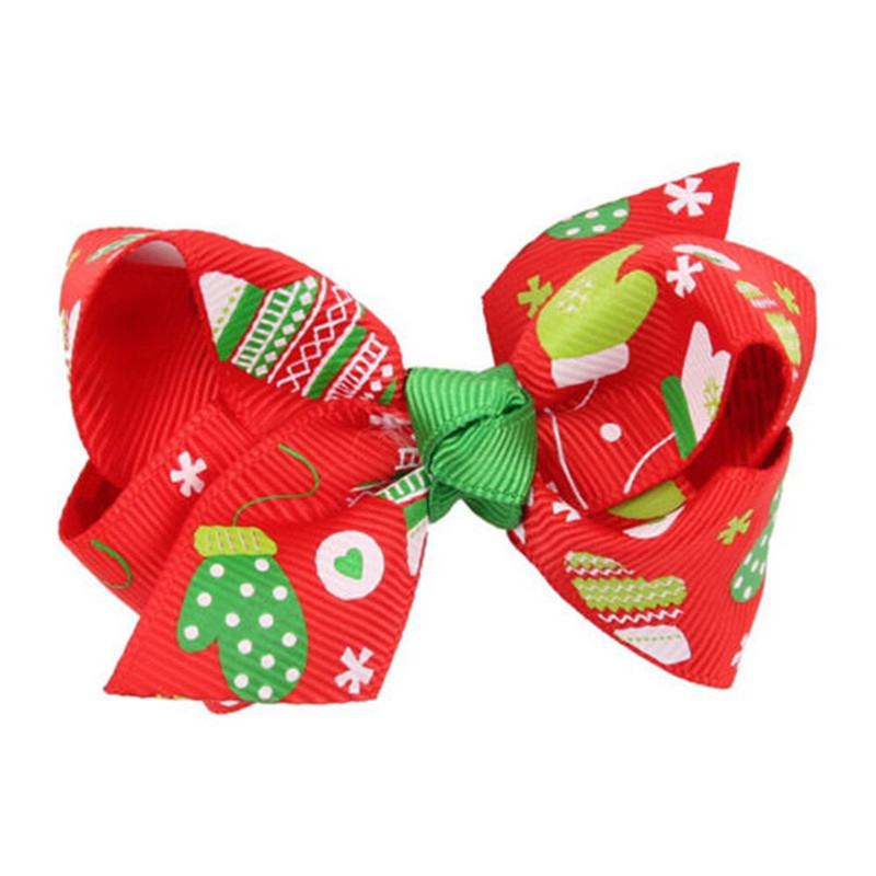 Slatka božićna mašna Snoman Ukosnice od čvrstog platna Ukrasi za božićne zabave Djed Snjegović Koje za kosu za bebe, odrasle djevojčice, darovi