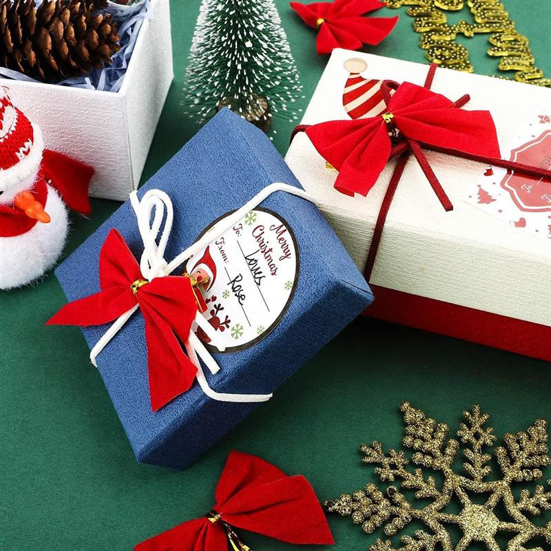 48 komada Mala mašna Božićno drvce Dekoracija Božićni ukras Mašna Party Obiteljska vjenčana dekoracija Poklon mašna DIY božićni dekor