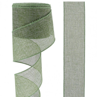 Artizanat Panglică Coroană cu fundă mare, Panglică de pânză de pânză, Panglică grosgrain pentru decorarea nunții de Crăciun, cusut manual, artizanat manual