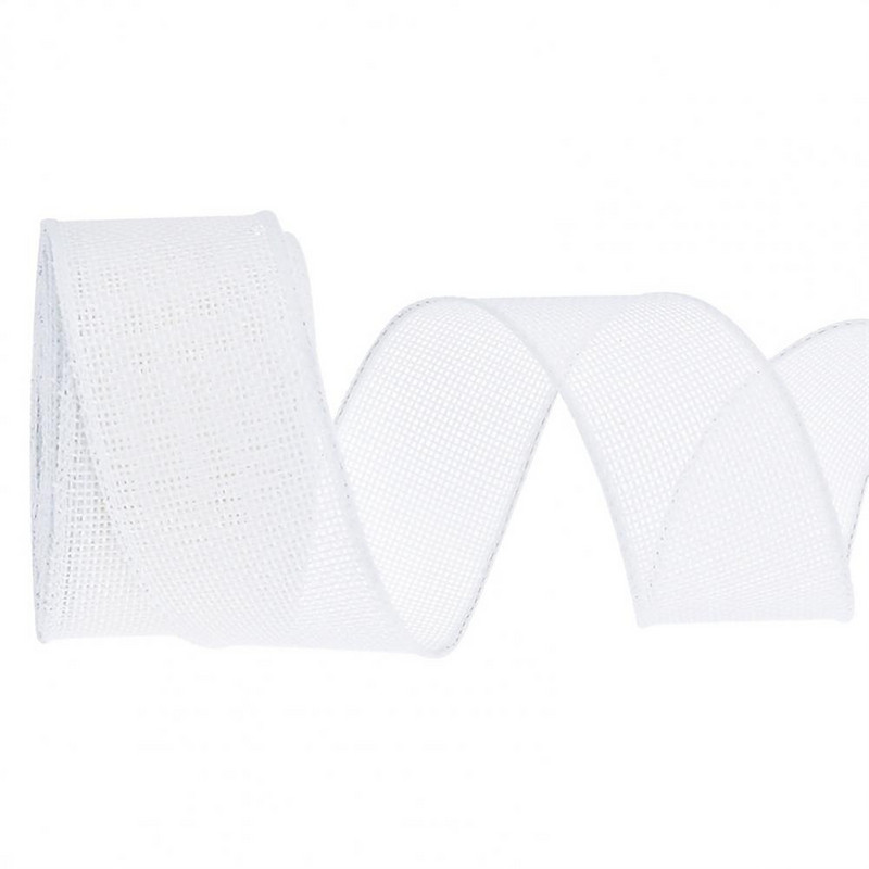 Artizanat Panglică Coroană cu fundă mare, Panglică de pânză de pânză, Panglică grosgrain pentru decorarea nunții de Crăciun, cusut manual, artizanat manual