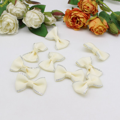 40 tk Mini kangast kikilips, satiinist kikilips, 25 mm x 35 mm juukseaksessuaarid, ehted, pulmapael, pulmapael