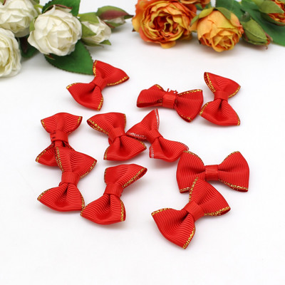 40 tk Mini kangast kikilips, satiinist kikilips, 25 mm x 35 mm juukseaksessuaarid, ehted, pulmapael, pulmapael