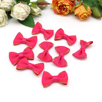 40 tk Mini kangast kikilips, satiinist kikilips, 25 mm x 35 mm juukseaksessuaarid, ehted, pulmapael, pulmapael