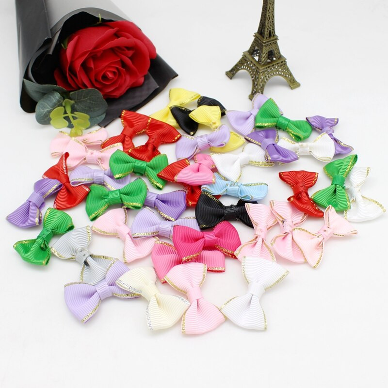 40 tk Mini kangast kikilips, satiinist kikilips, 25 mm x 35 mm juukseaksessuaarid, ehted, pulmapael, pulmapael