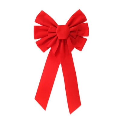 Velika božićna mašna Crveni ukrasi za božićno drvce Leptir mašna u više veličina Svadbena novogodišnja mašna Božićne mašne Dekorativne mašne