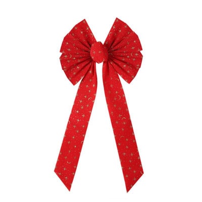 Velika božićna mašna Crveni ukrasi za božićno drvce Leptir mašna u više veličina Svadbena novogodišnja mašna Božićne mašne Dekorativne mašne