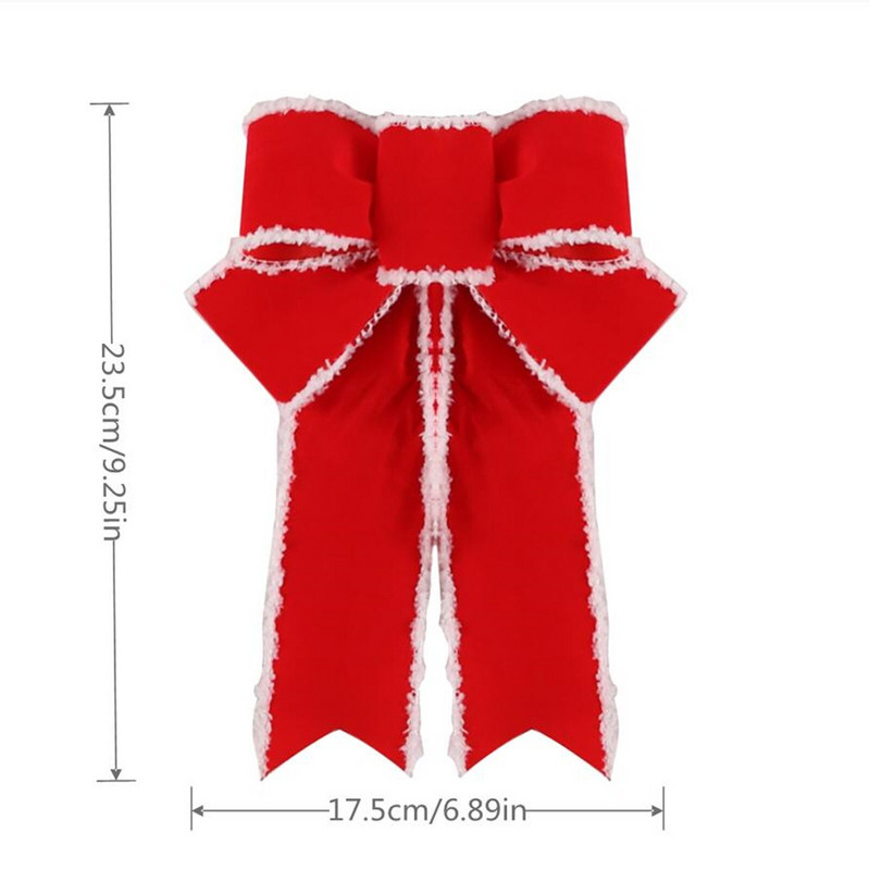 Jõulukaunistused Suure jõulupärjaga vibu mähkimisvibu jõuludeks siseruumides õues 70ndate jõulukaunistused