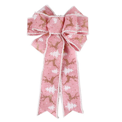 Decorare coroană cu fulgi de nea pentru copac pentru ziua de naștere, Crăciun, familie, fundă cu fulgi de nea, decorare de Crăciun, decorare pentru interior realizată manual pentru copac ușă artificială