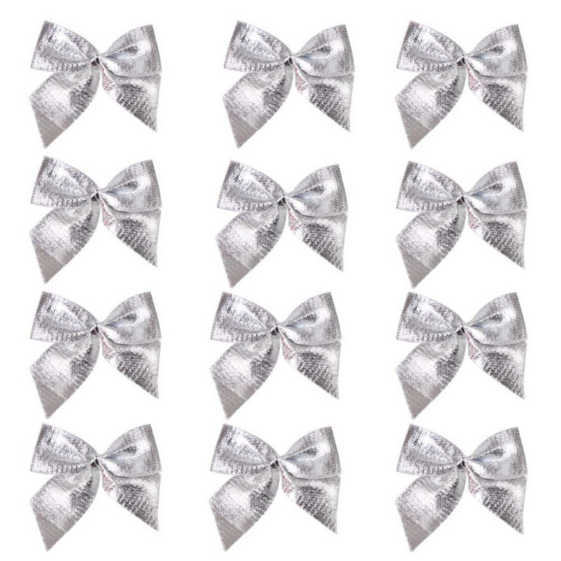 Täiskasvanutele mõeldud peokaunistused Komplekti jõulud mini-läikivad vibud jõuluehted jõulupuu käsitööks Kodukaunistus DIY