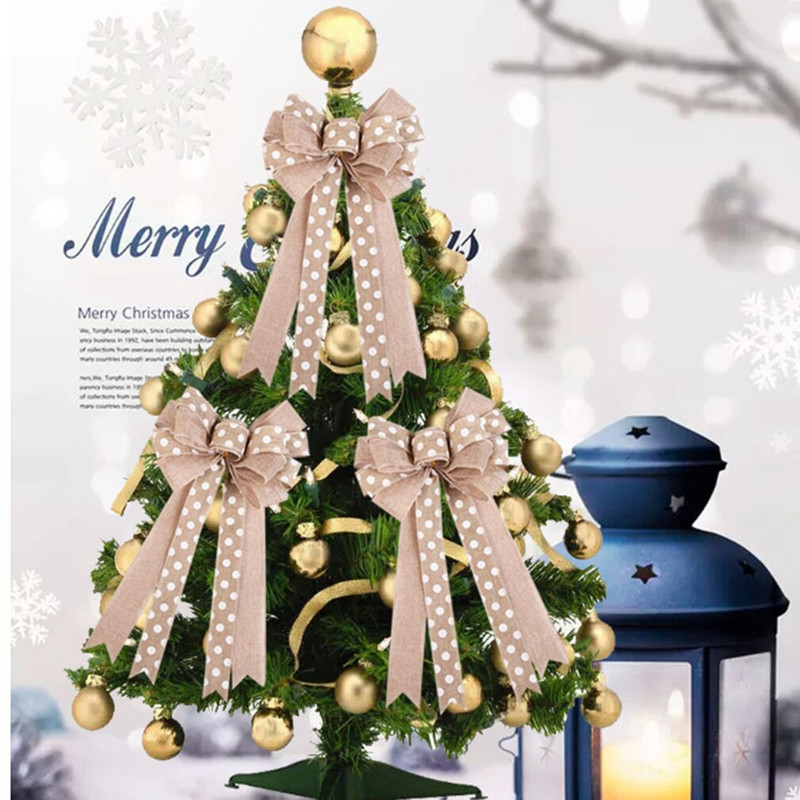 Jõulude vibude kaunistused isetegemiseks jõulupulmade peokaunistus jõulude eelistatud vibude kaunistused (linane)