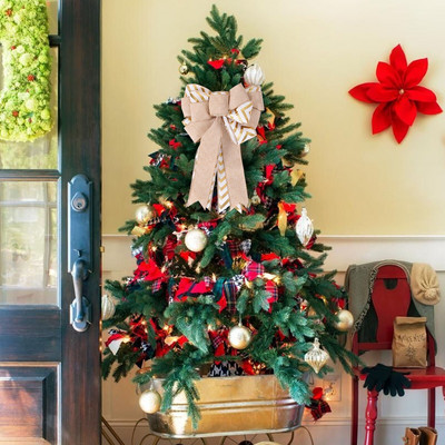 Ghirlandă cu fulgi de zăpadă, pandantiv de Crăciun, decorare cu fundă de Crăciun, decorare vitrină, pahare de băut