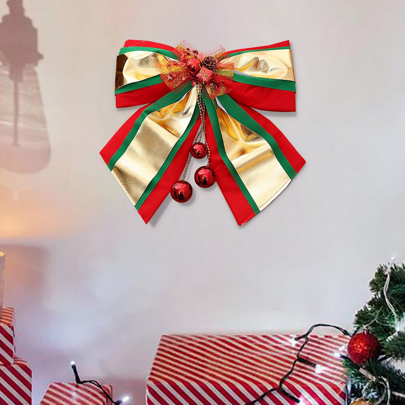 Decoratiuni de petrecere pentru bărbați 60 de ani de naștere Crăciun Aspect mare scenă de hotel Decoratiuni pandantiv cu fundă Accesorii pentru brad de Crăciun