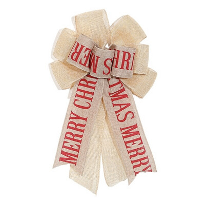 N7MD Χριστουγεννιάτικα στολίδια χριστουγεννιάτικου δέντρου με μεγάλο φιόγκο Χριστουγεννιάτικα στεφάνια για διακοσμήσεις χριστουγεννιάτικων σπιτιών για διακοπές