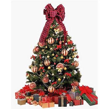 Twig Garland Grapevine Wreaths Bows Χριστουγεννιάτικο φιόγκο Χριστουγεννιάτικο διακοσμητικό φιόγκο για διακόσμηση σπιτιού στολίδι Gamer Σετ στολίδια Χονδρική