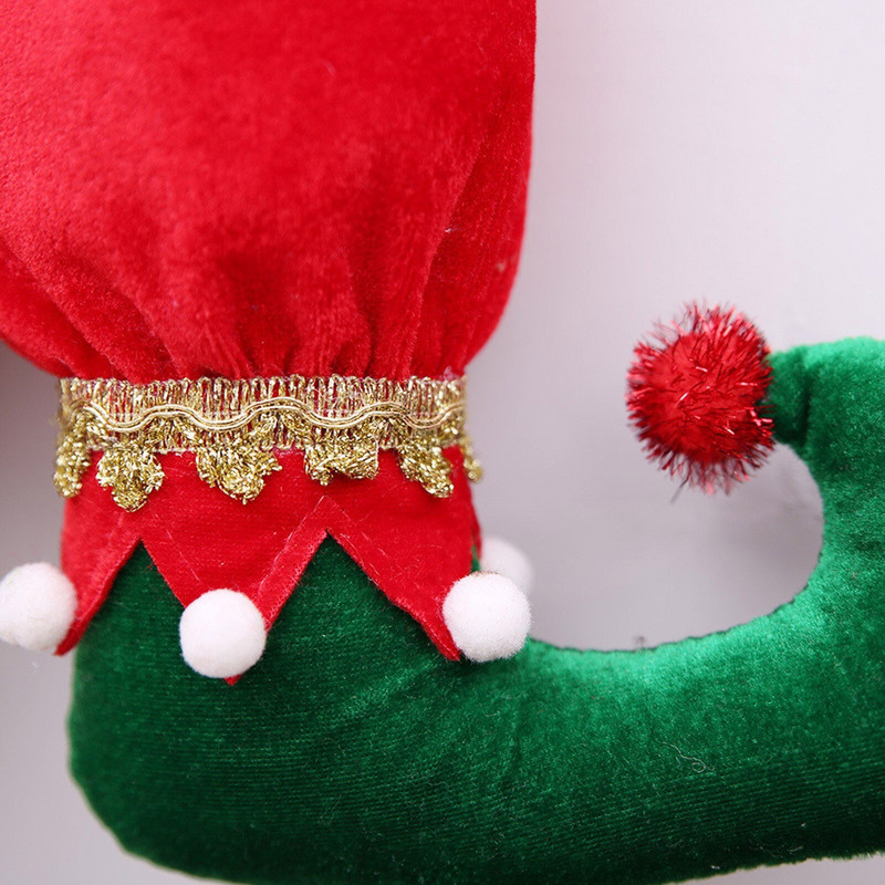 Prekrasne slatke klasične čarape Vješalice Božićne mašne Ukrasi za božićno drvce Viseći ukras Mašna Navidad 2022