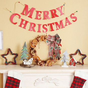 Χριστουγεννιάτικα διακοσμητικά γιρλάντα Χριστουγεννιάτικη κορδέλα Απομίμηση κορδέλα κάνναβης Χριστουγεννιάτικα κρεμαστά Χριστουγεννιάτικα διακοσμητικά για παράθυρα