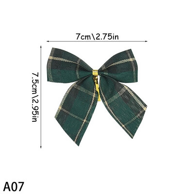 10/20 tk Mini retro-jõulupuu vibu jõulukaunistusi kodu jõulupuu kaunistuseks Navidad 2022 uusaasta peotarbed