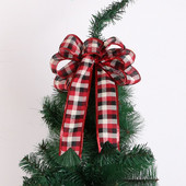 Jõulud käsitöövibud puuvillased võred, lilleümbrised pulmadeks Dekoratiivne käsitsi valmistatud vibu jõulupuu vibu kaunistus