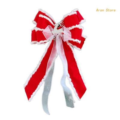 Dekoratyvinis kalėdinis lankelis, papuoštas „pasidaryk pats“ amatų žavesio aksesuaras Naujųjų metų vakarėlio fono dekoravimui