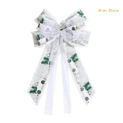 Dekoratyvinis kalėdinis lankelis, papuoštas „pasidaryk pats“ amatų žavesio aksesuaras Naujųjų metų vakarėlio fono dekoravimui