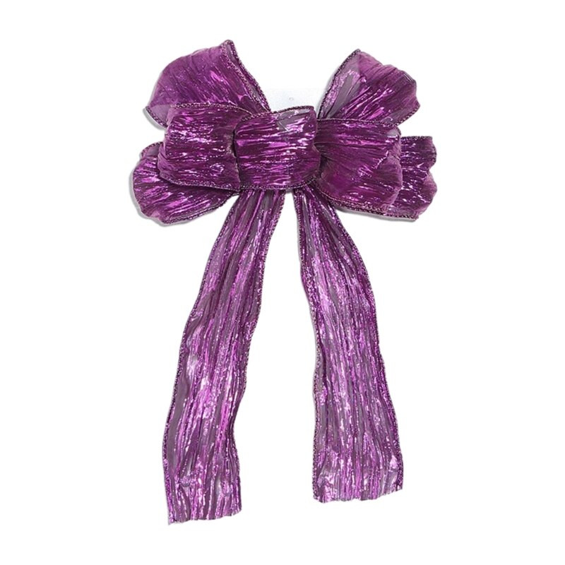 Božićno drvce Bowknot Platno Šarm DIY Ornament Dekoracija Pribor za dječje vjenčanje Romantična večera Dekoracije Poklon