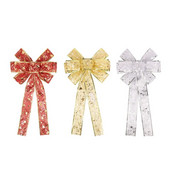 Bowknot de Crăciun cu lumină LED, farmec strălucitor, ornament pentru decorațiuni pentru copii, nuntă, cină romantică, decorare GXMA