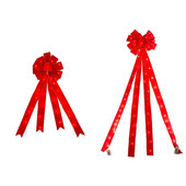 Издръжлива висулка с коледни панделки за дълготраен здрав фестивален орнамент